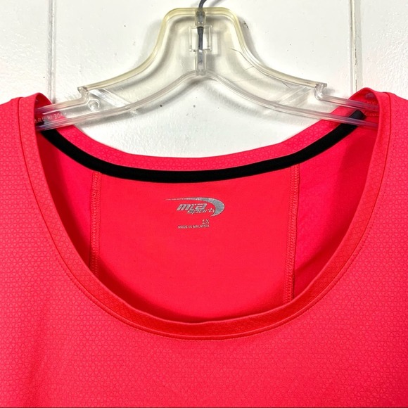 MTA SPORT T-SHIRT SHORT SLEEVES SCOOP NECK SIZE 1X COLOR CORAL-PINK - Picture 6 of 8